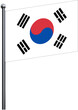 © daejang - korea, south korea, flag, korean, symbol, asia, country, illustration, national, icon, seoul, nation, button, banner, map, 3d, emblem, vector, sign, design, badge, travel, republic, korea flag