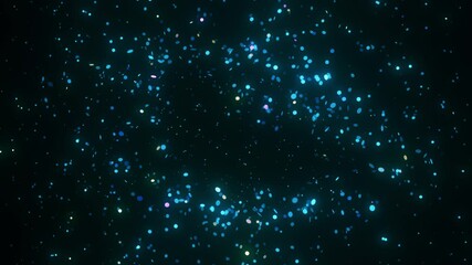 Wall Mural - glowing particles dynamically align to form a futuristic map of czech republic. the animation featur