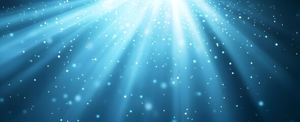 Poster - Blue carbon fiber background with light rays and dots, an abstract technology wallpaper design for web backgrounds or digital marketing, high resolution
