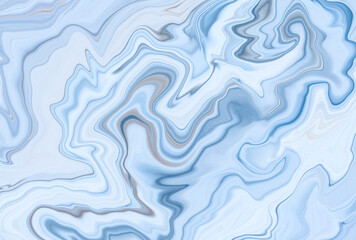 Leinwandbilder - Marble rock texture blue ink pattern liquid swirl paint white dark that is Illustration background for do ceramic counter tile silver gray that is abstract waves skin wall luxurious art ideas concept.