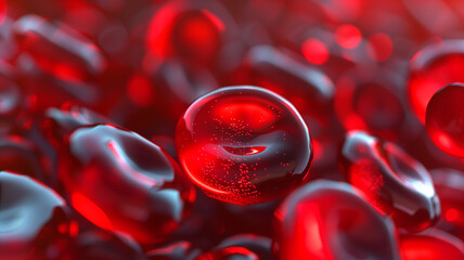 Aufkleber - This Innovative synthetic blood with nano bio fluids, highlighting hemoglobin for transfusions.