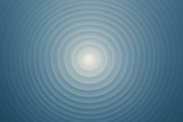 Poster - concentric circles in shades of blue create a mesmerizing tunnel effect, drawing the eye towards a b