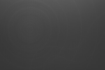 Poster - Subtle concentric circles and curved lines create an elegant and mysterious abstract background design in dark gray tones, perfect for adding a touch of sophistication to any project