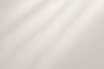 Poster - subtle shadows cast by window blinds create a calming and elegant abstract pattern on a textured whi