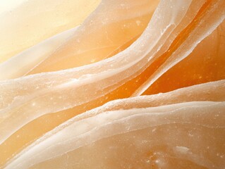 Poster - Abstract Layers of Textured Light with Warm Orange and White Tones for Artistic Backgrounds