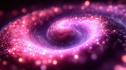 Fototapete - A mesmerizing swirl of vibrant colors and sparkling lights, creating an ethereal cosmic background.