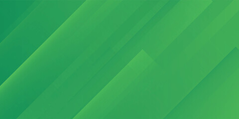 Poster - Green abstract background with geometric shapes gradient color for presentation design. Suit for business, corporate, institution, conference, party