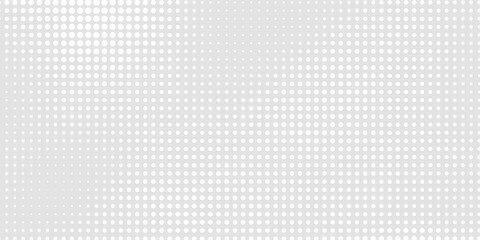 Poster - Dot white gray wave light technology texture background. Abstract big data digital concept modern white dots