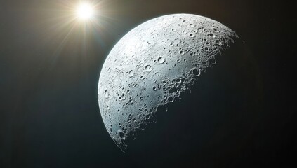 Wall Mural - full moon and clouds