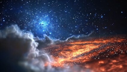 Wall Mural - stars and space
