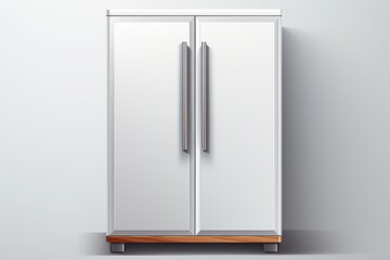 Aufkleber - Contemporary cabinet design with dotted texture on a clean white background   vector illustration