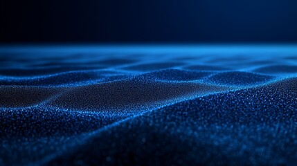 Wall Mural - Dark blue grainy background with a soft noise pattern for depth.