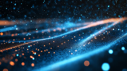 Aufkleber - Data conncetion, technology business background copy space for websites, modern abstract design