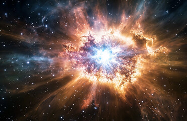 Poster - Explore the beauty of cosmic nebula a stunning space background for astronomy enthusiasts and sci fi lovers