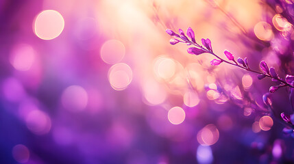 Poster - Blurred purple background with a small blur