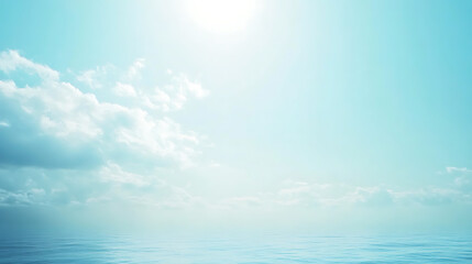 Aufkleber - Light blue gradient background calmness atmospheric photo footage for tiktok, instagram, reels, shorts