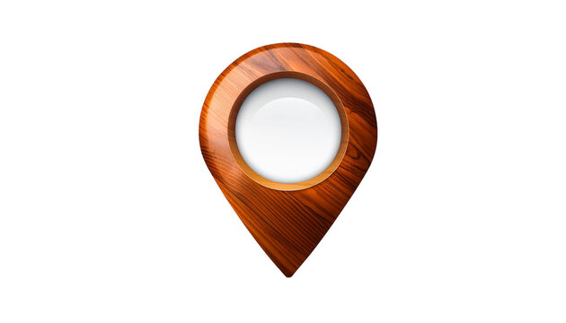 pin locator icon vector design template in white background