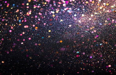 Poster - Sparkling glitter background texture for party celebration and festive abstract design material art