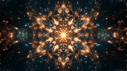 Wall Mural - stars collide and illuminate the cosmos during a dramatic cosmic collapse in an eternal dance of ene