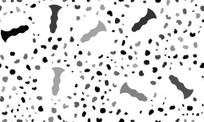 Poster - Abstract seamless pattern with sex toy symbols. Creative leopard backdrop. Illustration on transparent background
