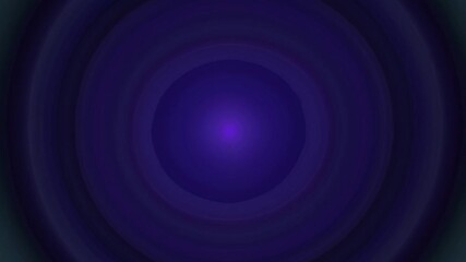 Poster - Abstract animation shows a bright light source pulsating at the center of colorful concentric circles, creating a mesmerizing visual effect