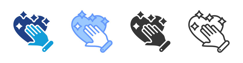 Poster - Honesty icon set multiple style collection
