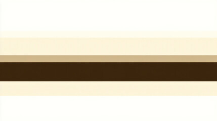 Poster - A white and brown striped line. The white stripe is the background and the brown stripe is the foreground