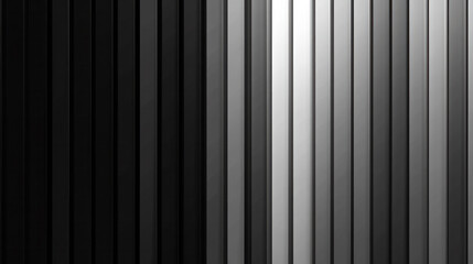 Poster - A black and white striped background with a white line in the middle. The stripes are very thin and the white line is very thin as well