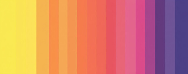 Poster - A colorful stripe of colors with a yellow stripe in the middle. The colors are bright and vibrant