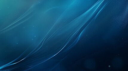 Poster - Moody Blue Marine Background with Soft Reflections and Depths