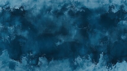 Poster - Smooth Blue Ink Background with Faint Artistic Texture and Design