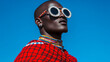 © Rat - Cultural expression of maasai heritage africa portrait photography vibrant environment close-up fashion statement