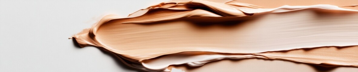 Fototapete - Minimalist Fluid Texture Art Copper-Toned Organic Layers Exploring Materiality in Contemporary Design for Premium Branding and Sensory Aesthetic Experiences