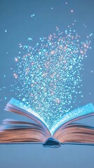 Poster - Digital Storytelling Revolution Immersive Literary Experience with Magical Particle Visualization - Transformative Reading Technology for Creative Narrative Engagement