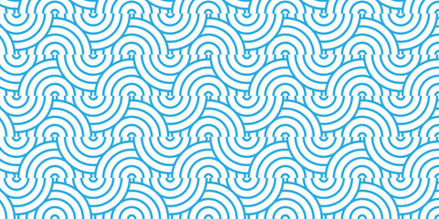 Poster - overlapping pattern minimal diamond geometric waves spiral transparent and abstract circle wave line