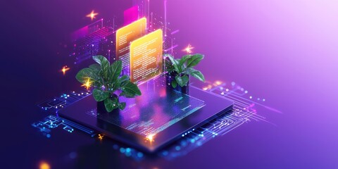 Poster - A digital shield, a vigilant sentinel against the insidious onslaught of spam emails and phishing threats, stands guard, safeguarding a secure network and protecting sens