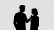 © Zeinab - Emotive Silhouette: A Romantic Portrait of Love and Trust Between a Young Couple