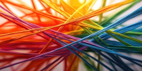 Fototapete - A global tapestry woven with threads of networking.  Analyzing data exchange, customer connection, HR recruitment, global outsourcing, customer service, teamwork, strateg