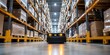 © kwanchaift - AI s intelligent eyes scan warehouse aisles, detecting potential hazards and optimizing routes, ensuring both worker safety and increased efficiency in the modern warehou