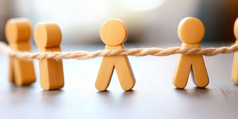 Leinwandbilder - A team of leaders, united in purpose, dissected strategic partnership goals, corporate alliance, professional networking potential, and the intricate dance of synergy, ai