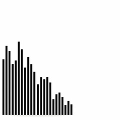 Poster - Minimal Line Graph Design Showing Increase Over Time