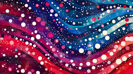 Poster - Vibrant Abstract Cosmic Art with Swirling Colors and Sparkling Light