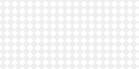 Poster - abstract overlapping vector abstract pattern wave lines fabric white and gray square line background