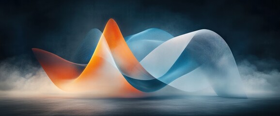 Poster - Abstract Intertwined Forms