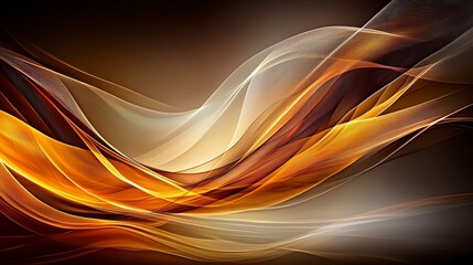 Fototapete - Dynamic waves of colorful light patterns digital art abstract background vibrant creative concept