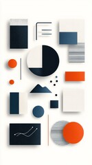 Poster - Abstract geometric shapes composition (1)