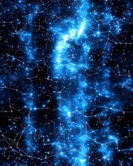 Poster - Stunning starry background featuring twinkling stars creating a magical and dreamy atmosphere