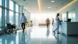 © Gayan - Blurred Modern Hospital Lobby- Medical Setting