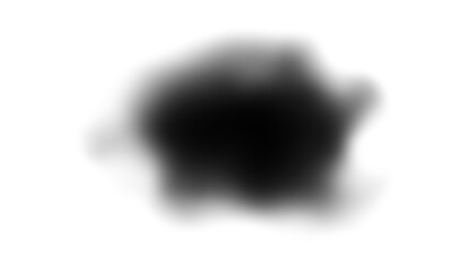 Leinwandbilder - Black abstract shadow png overlay effect, transparent background