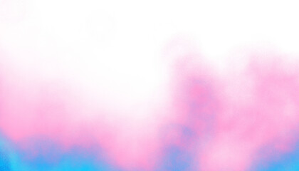 Aufkleber - Pink abstract fog. Pink and blue cloudiness, mist or smog moves on transparent background. Beautiful swirling pastel noise smoke.